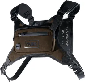 MVRK Water Resistant Chest Pack - Running Vest for Workouts, Running Phone Holder Extra Storage, Lightweight Running Pack