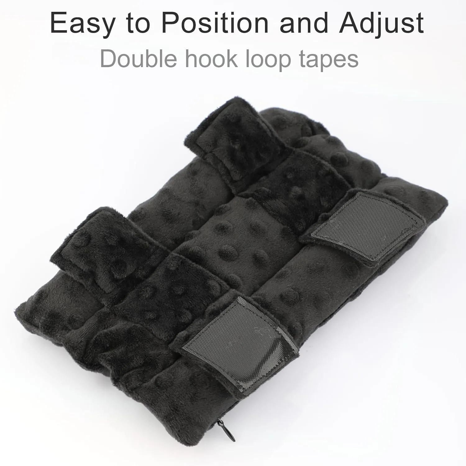 Neck Pad Strap Cushion Pillow for Arm Sling Arm Brace Cushions Shoulder Strap Pads Elbow Wrist Injury Cast Rotator Cuff Replacemet Surgery Support Padding Minky Dot Black