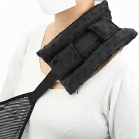 Neck Pad Strap Cushion Pillow for Arm Sling Arm Brace Cushions Shoulder Strap Pads Elbow Wrist Injury Cast Rotator Cuff Replacemet Surgery Support Padding Minky Dot Black