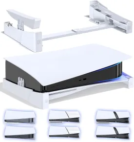 OIVO PS5/ Slim/Pro Horizontal Stand for Disc & Digital Console, Stable PS5 Accessories Base Stand with Upgraded Support Rods on Bottom & Scalable Design for PlayStation 3 Games