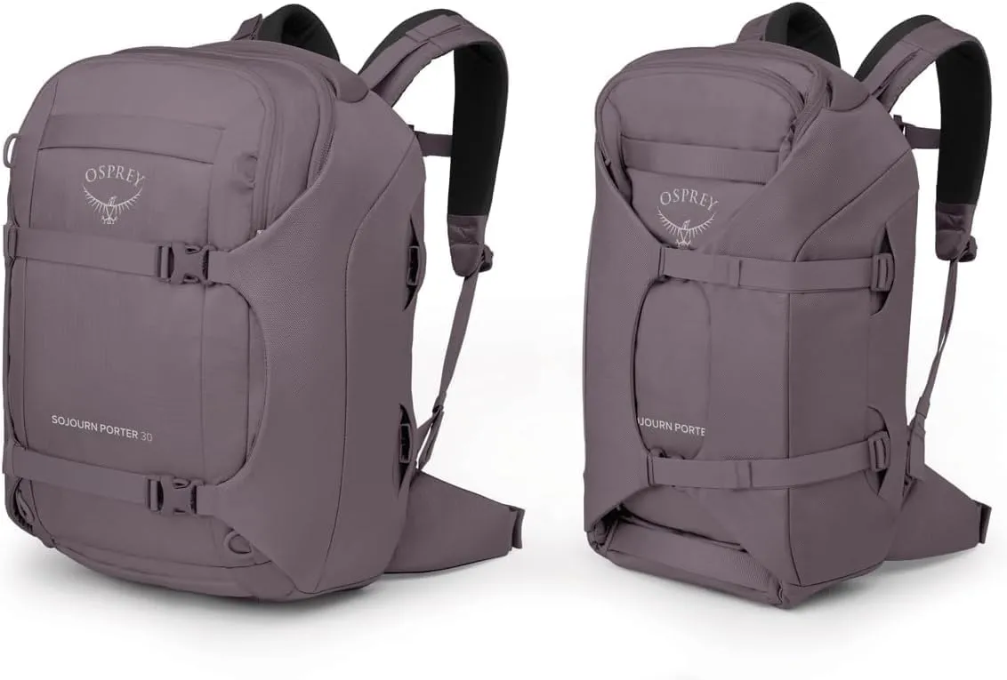 Osprey Sojourn Porter 30L Travel Backpack, Graphite Purple