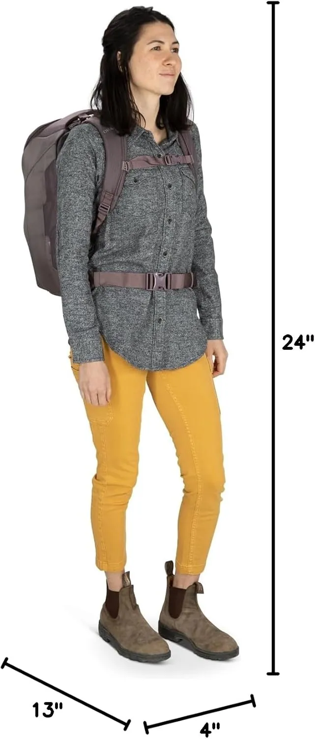 Osprey Sojourn Porter 30L Travel Backpack, Graphite Purple