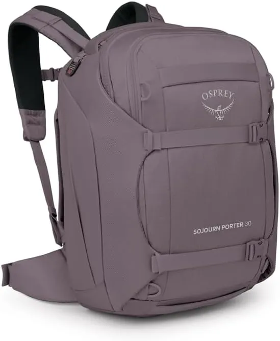 Osprey Sojourn Porter 30L Travel Backpack, Graphite Purple