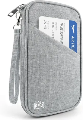 Passport Holder Family RFID Travel Document Organizer for Women Waterproof Passport Wallet Men Portable Case for Cards