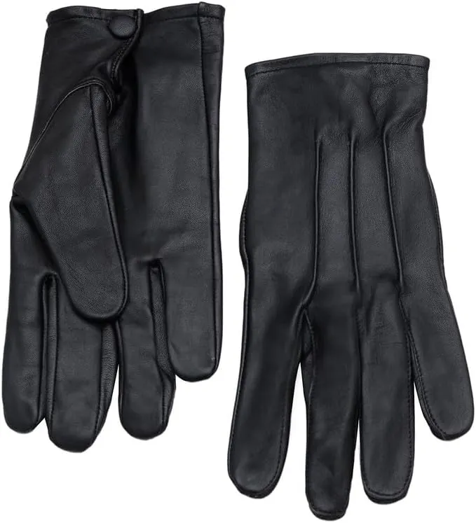 "NA" Men's Dress Driving Genuine Sheep Leather Unlined Gloves