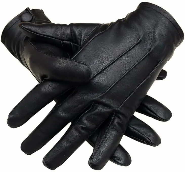 "NA" Men's Dress Driving Genuine Sheep Leather Unlined Gloves