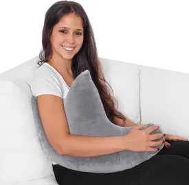 Rotator Cuff Pillow, Soft Comfortable Shoulder Pillow for Surgery, Ergonomic Shoulder Support Pillow with Double Zipper Cover, Machine Washable, Gray
