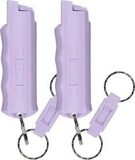 SABRE Pepper Spray, Maximum Police Strength OC Spray, Quick Release Keychain for Easy Carry and Fast Access, Finger Grip for More Accurate and Faster Aim, 0.54 fl oz, Secure and Easy to Use Safety