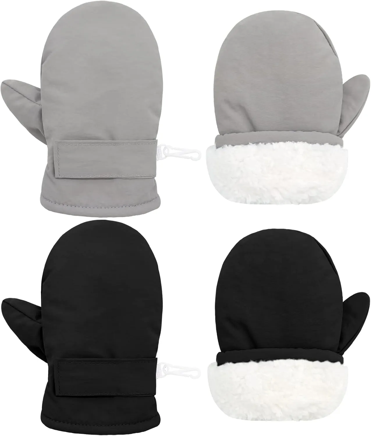 Sarfel Waterproof Toddler Mittens - Snow Gloves for Boys and Girls - Baby Winter Gloves