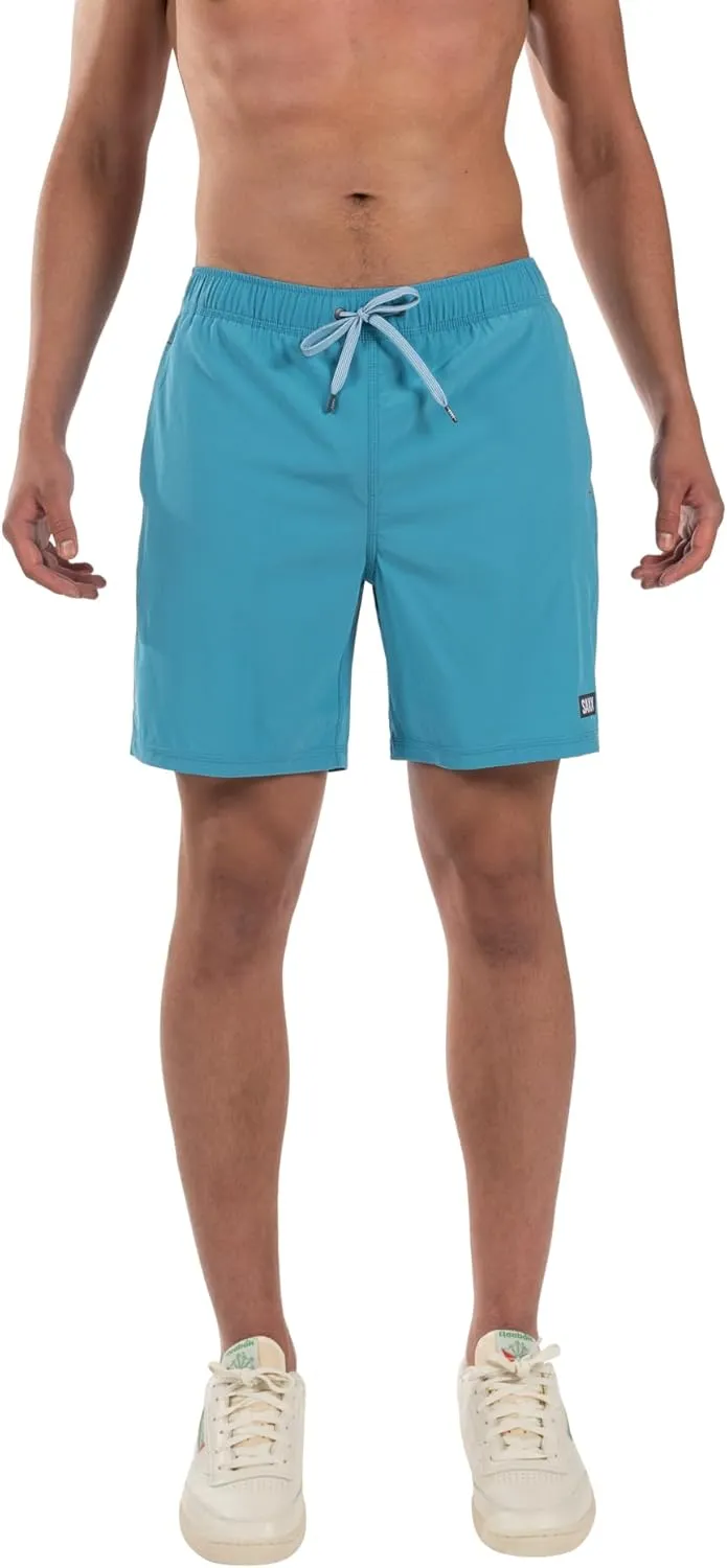 SAXX Underwear Co. Men's Oh Buoy 2N1 Volley 7" with Built-in Pouch Support, Fashion