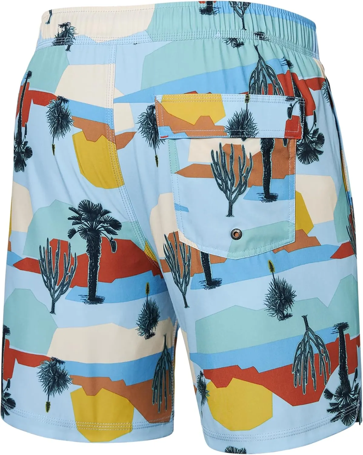 SAXX Underwear Co. Men's Oh Buoy 2N1 Volley 7" with Built-in Pouch Support, Fashion