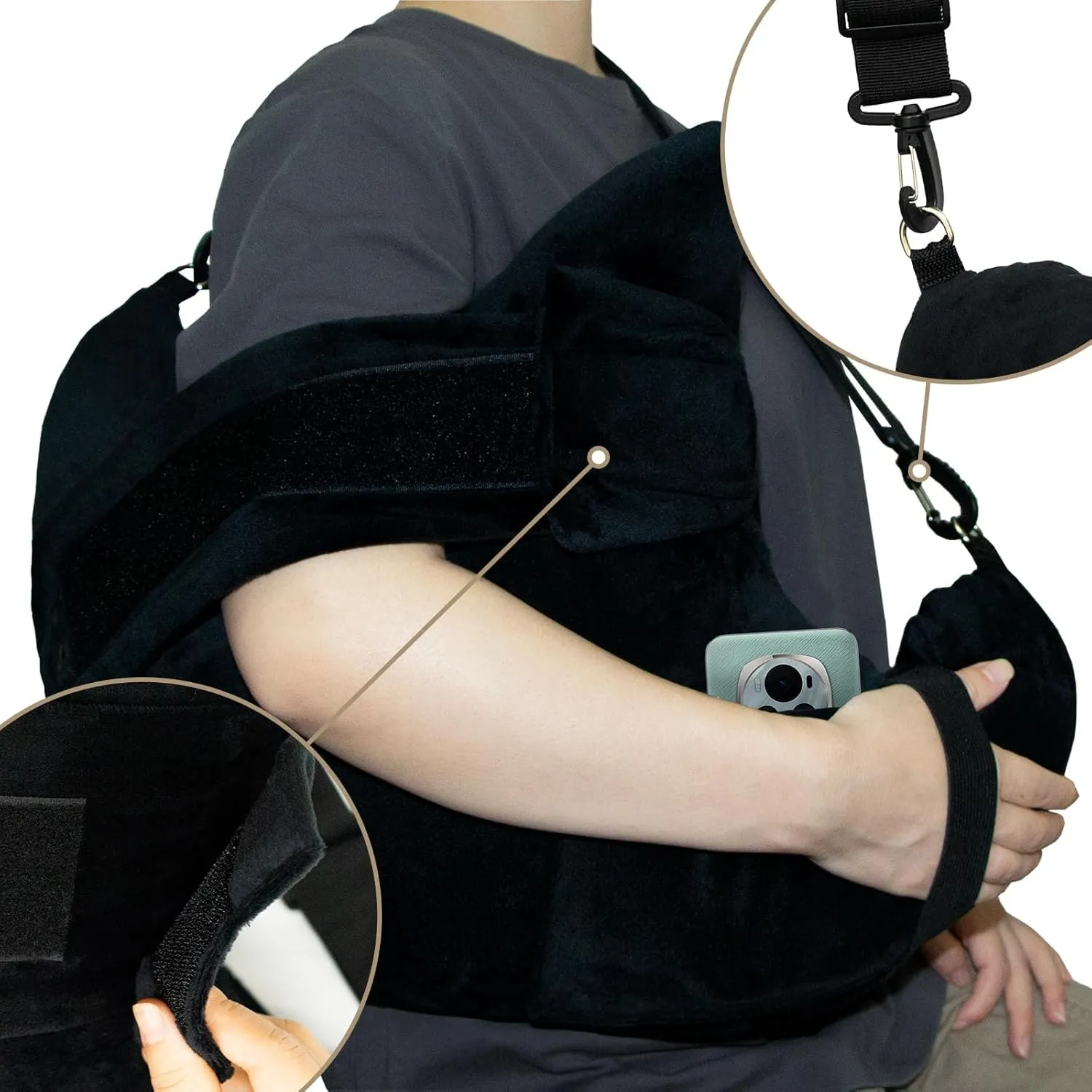 Shoulder Surgery Pillow, Rotator Cuff Pillow, Side Sleeper Pillow for Neck and Shoulder Pain and Shoulder