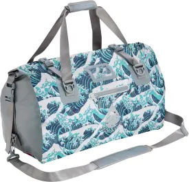 Skog  Kust Duffelsak Heavy Duty Waterproof Duffel - Gear Bag for Sports, Travel, & More - 60L Waves