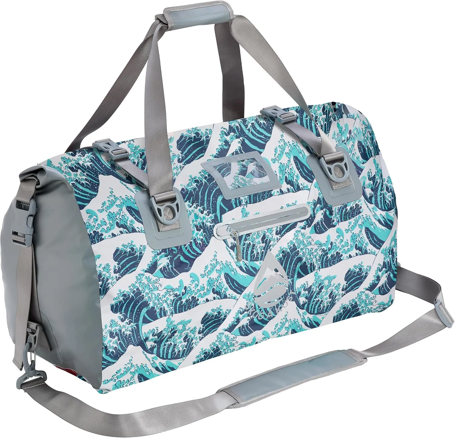Skog  Kust Duffelsak Heavy Duty Waterproof Duffel - Gear Bag for Sports, Travel, & More - 60L Waves