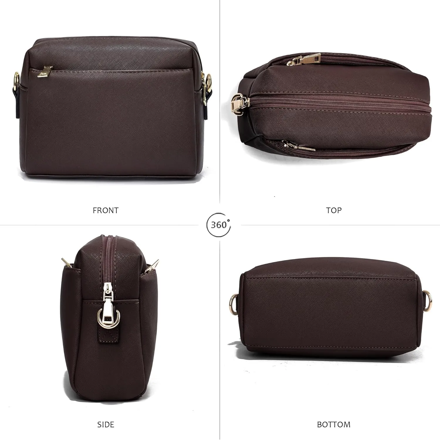 Small Crossbody Bags for Women Vegan Leather Purses Women's Shoulder Handbags Wallet Satchel Cross Body Purse
