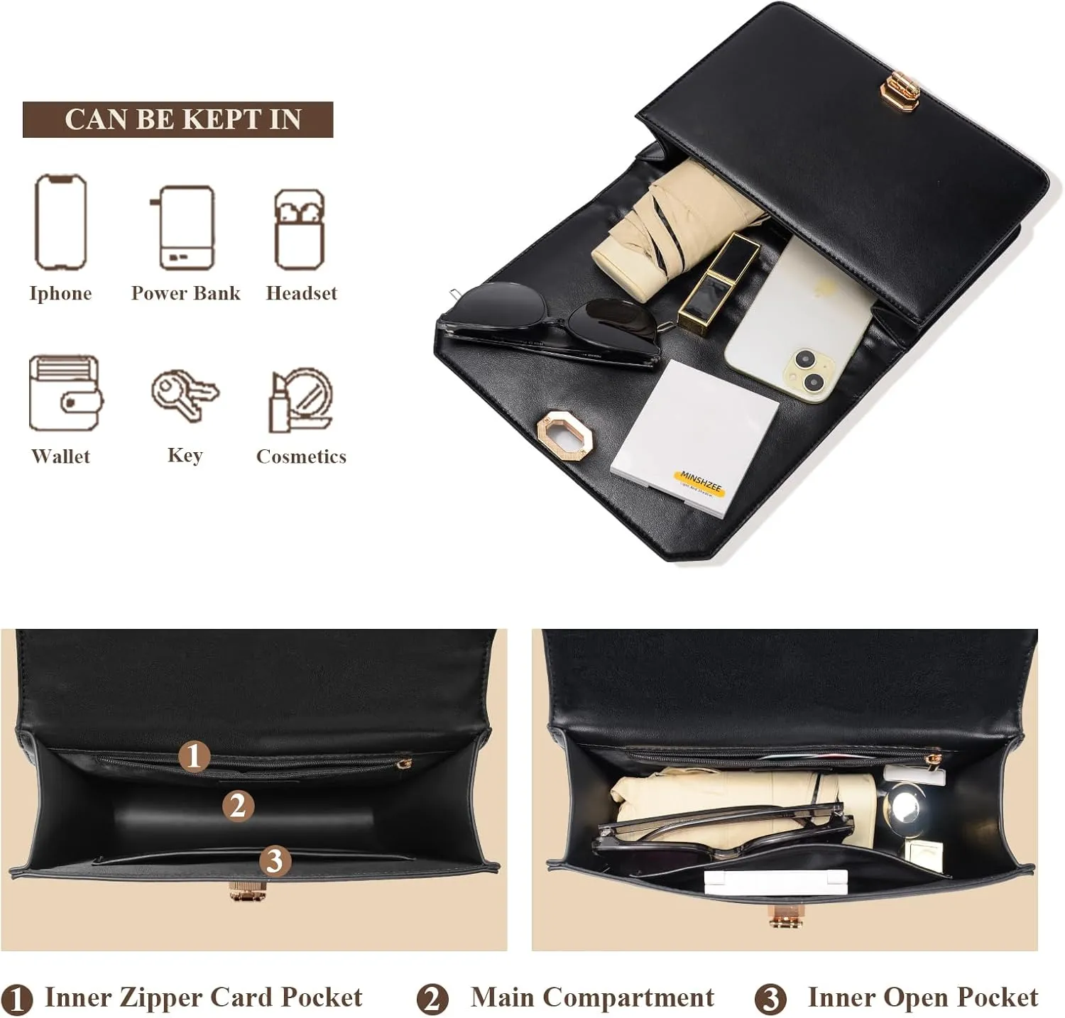 Small Quilted Crossbody Bag for Women Vegan Leather Trendy Shoulder Bag Cute Designer Phone Wallet Clutch Purse
