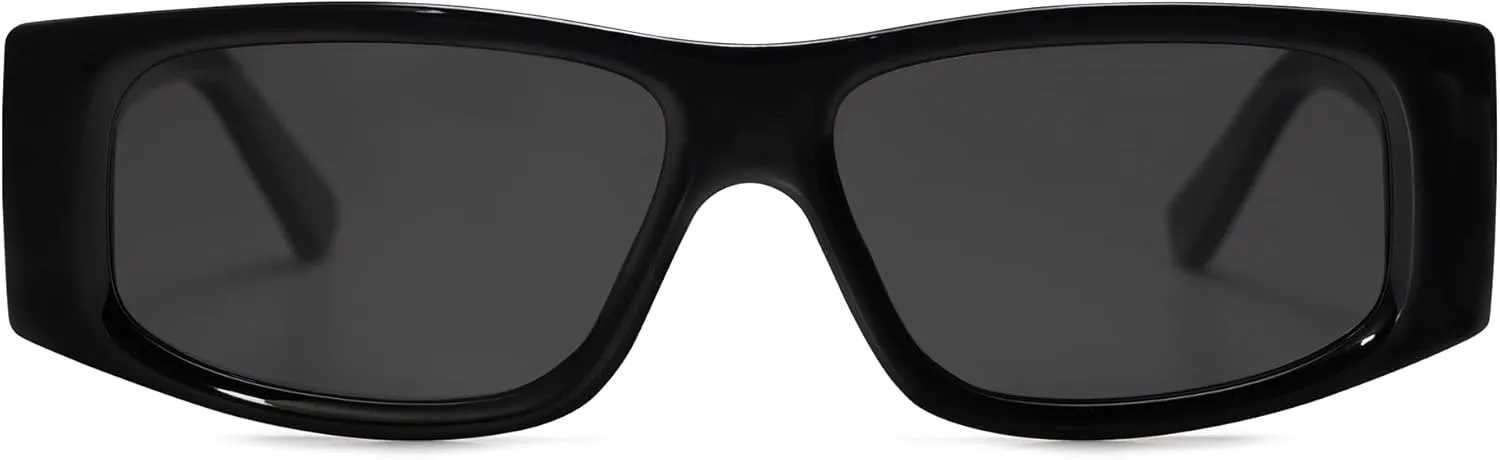 SOJOS Trendy Y2K Rectangle Polarized Sunglasses for Women Men Fashion Designer Rave Sunglasses SJ2228