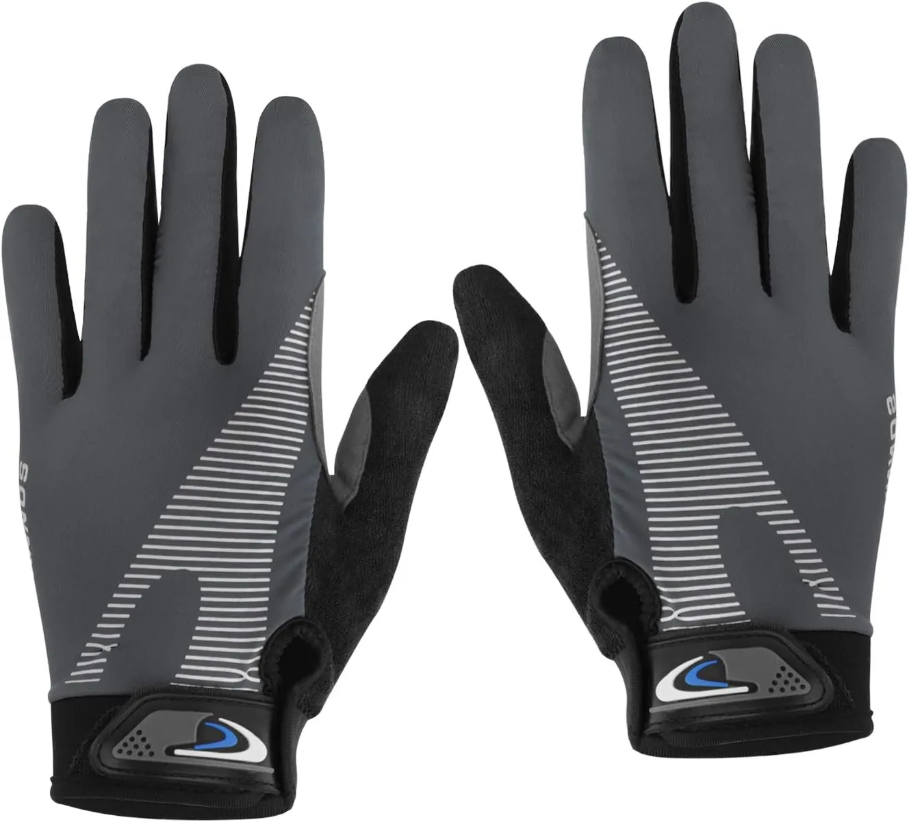 Summer Cooling Cycling Gloves Full Finger Touch Screen for Women Men Breathable Non-slip Motorcycle Mountain Bike Riding Gloves Road Bicycle BMX Lifting Fitness Climbing Workout Exercise Golf Gloves