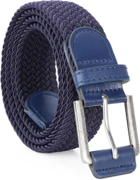SUOSDEY Men Stretch Woven Belt Golf Braided Belt Casual Elastic Belt Web Belt for Jeans Pants