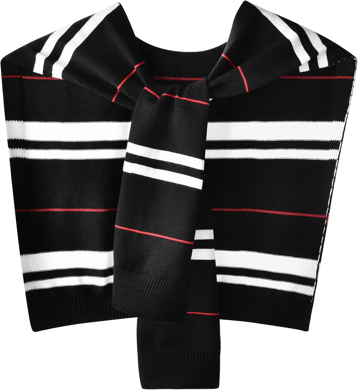 Sweater Shawl Wraps for Women Sweater Knitted Knotted Shawls Travel Casual Scarf Cape Shoulder Tops Fashion Wrap