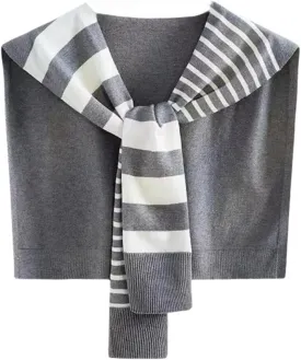 Sweater Shawl Wraps for Women Sweater Knitted Knotted Shawls Travel Casual Scarf Cape Shoulder Tops Fashion Wrap