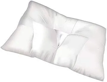 Traction Neck Pillow for Cervical Support - New and Improved Bed Pillow for Side Sleeping and Back Sleeping, Neck and Shoulder Relaxer Contour Orthopedic Bed Pillow (Small (20x15))