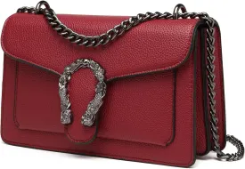 Travistar Crossbody Bags for Women Small Handbags PU Leather Shoulder Bag Purse Evening Bag Quilted Satchels with Chain Strap