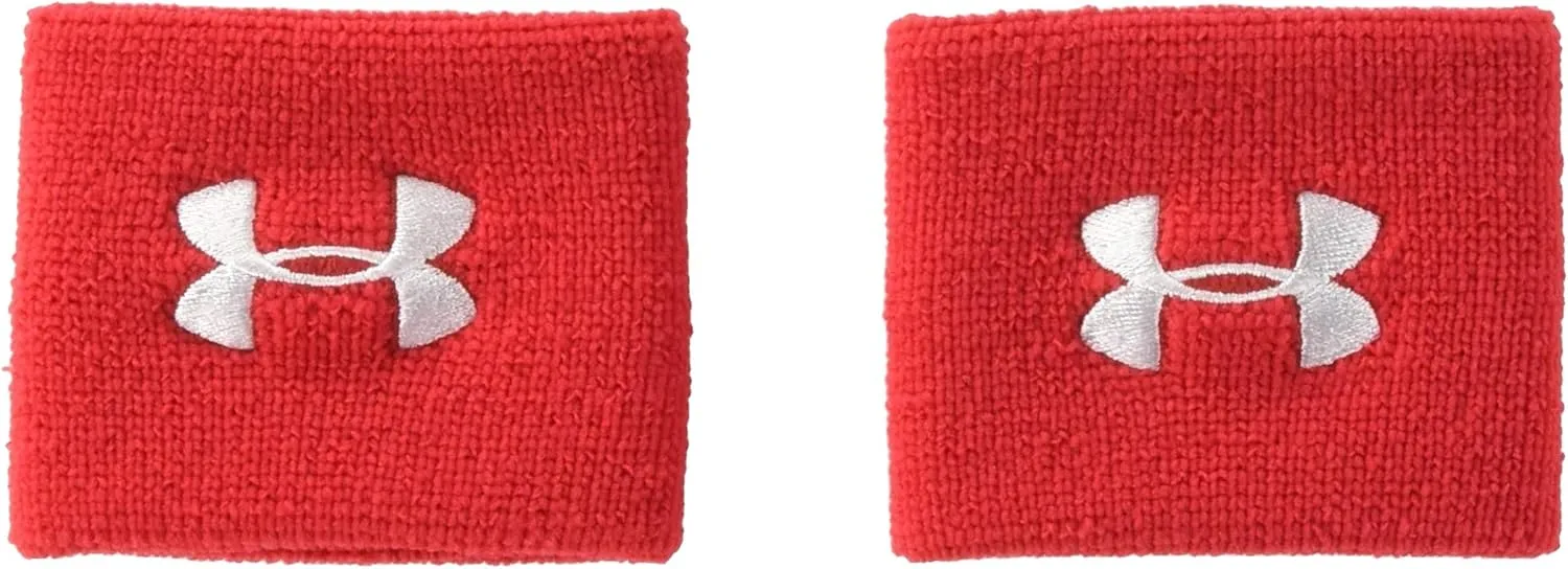 Under Armour Men's 3-inch Performance Wristband 2-Pack