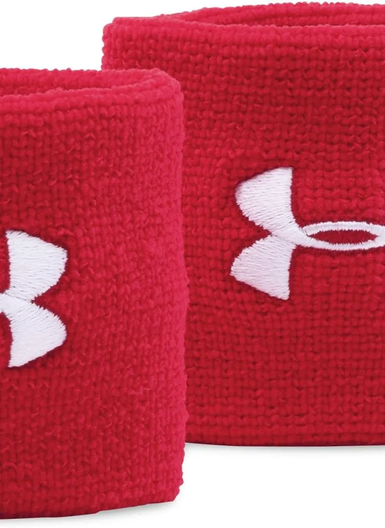 Under Armour Men's 3-inch Performance Wristband 2-Pack