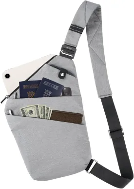VADOO Sling Bag - Anti-theft Crossbody Shoulder Bag for Men and Women