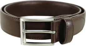 VANGELO Men Classic Dress Belt Black Brown Coffee Cognac Ivory White Fits Waist Length from 28 to 70 Inch
