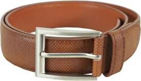 VANGELO Men Classic Dress Belt Black Brown Coffee Cognac Ivory White Fits Waist Length from 28 to 70 Inch