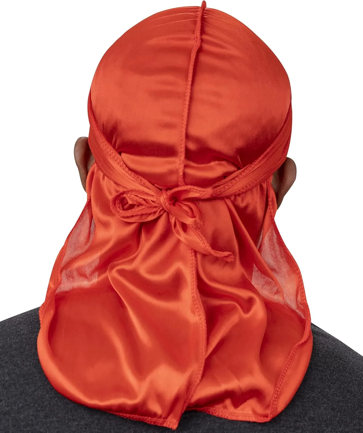 Veeta Superior Silk Durag - Smooth Silk Durag for Men & Women, Long Double Wide Straps, Outside Seam Triple Stitch Du Rag
