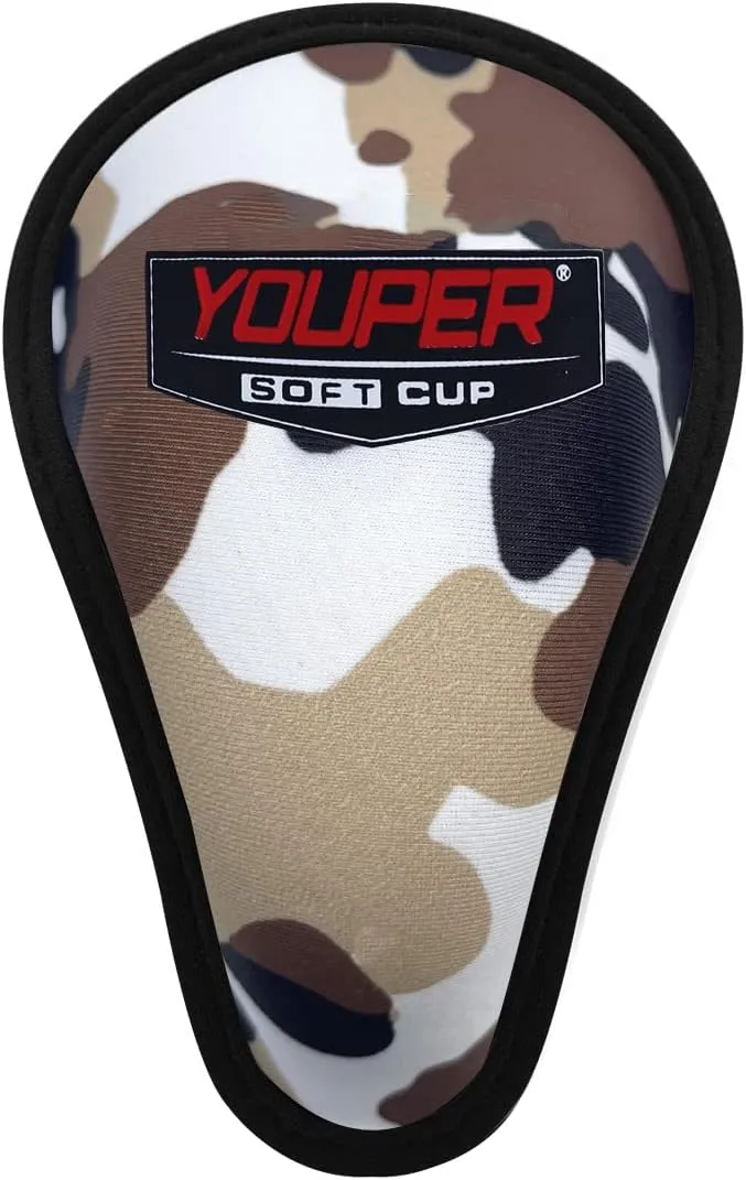Youper 2 Pack Youth Brief with Soft Protective Athletic Cup, Youth Compression Underwear for Baseball & Football